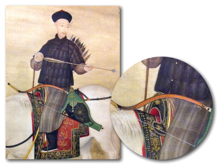 Qing (Manchu) folding bows